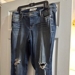 Torrid (Black lace)Blue Denim Jeans